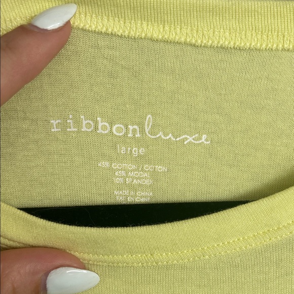 Lemon Yellow Short Sleeve Tee - Picture 2 of 2